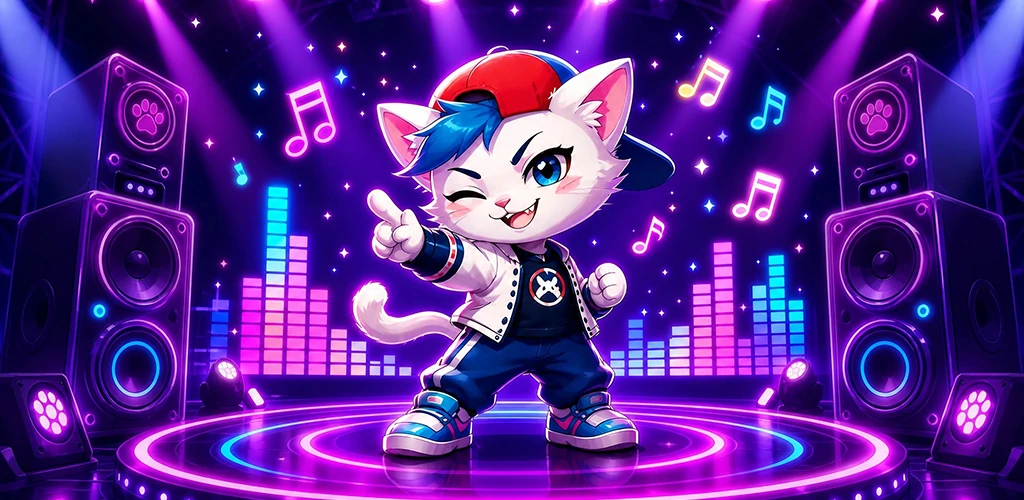 Pet Candy Rhythm stage art
